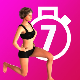 Women's Home Fitness - 7 Minute Daily Workout | Women's Home Fitness - 7 Minute Daily Workout